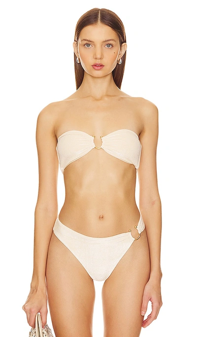 Shop Jade Swim Ella Bikini Top In Sandstone