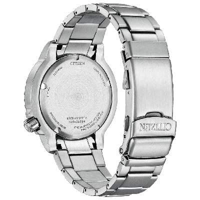 Pre-owned Citizen Collection, Marine Watch, Bn0165-55l, Stainless Steel Push Type