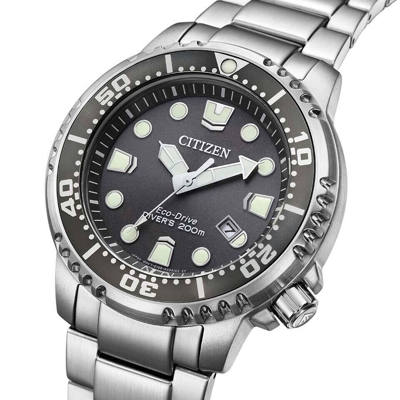 Pre-owned Citizen Collection, Marine Watch, Bn0167-50h, Stainless Steel Push Type