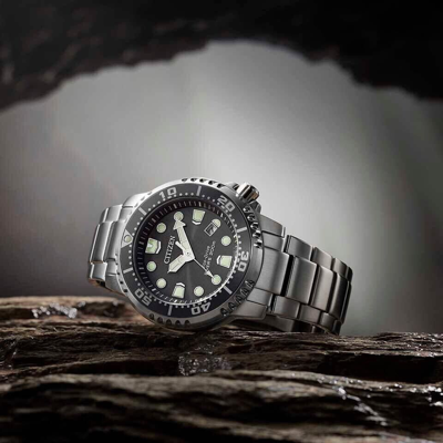 Pre-owned Citizen Collection, Marine Watch, Bn0167-50h, Stainless Steel Push Type