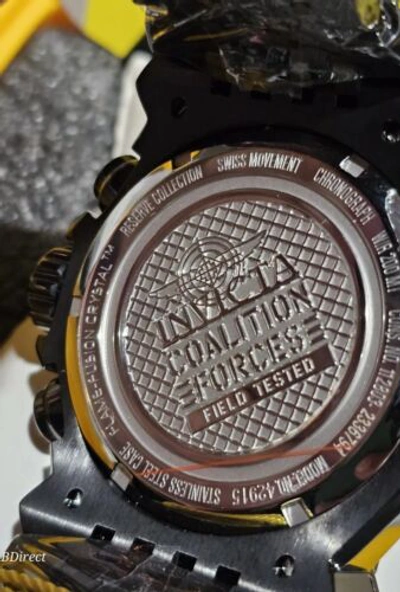 Pre-owned Invicta - Next Gen - X-wing - Reserve Coalition Forces 1- Slot Dive Mens Watch