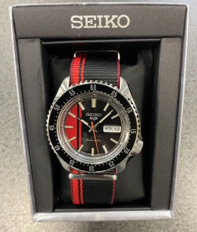 Pre-owned Seiko 5 Automatic Men's Nylon Band Watch Srpk71 Made In Japan With Tag