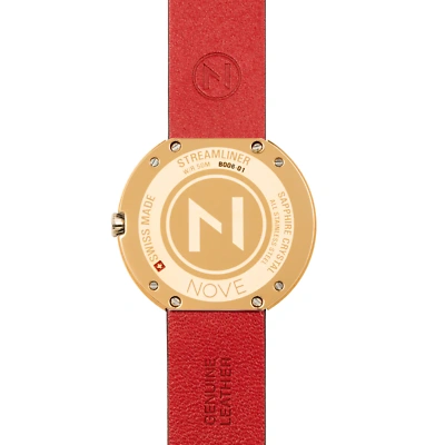 Pre-owned Nove Streamliner 40mm Black Rose Gold Watch - Brand