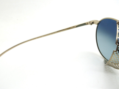 Pre-owned Oliver Peoples Brunello Cucinelli Ov1323s 5271q8 Cesarino-m Gold Sunglasses In Marine Gradient