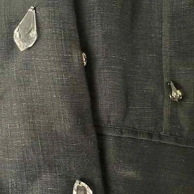 Pre-owned Forte Crystal-embellished Single-breasted Blazer In Black Size 4