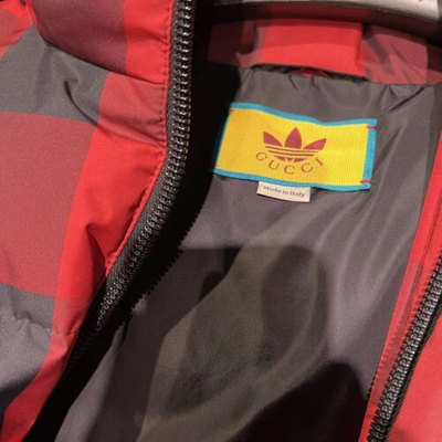 Pre-owned Gucci X Adidas Puffer Jacket In All Sizes In Red