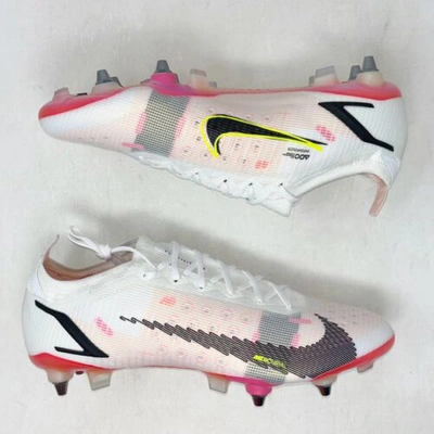 Pre-owned Nike Mercurial Vapor 14 Elite Sg-pro Rawdacious Soccer Cleats Size 12 Dd3687-122 In White