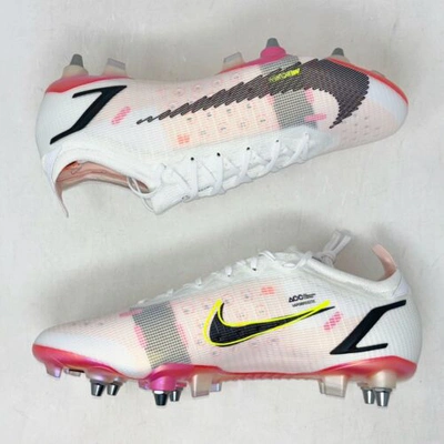 Pre-owned Nike Mercurial Vapor 14 Elite Sg-pro Rawdacious Soccer Cleats Size 12 Dd3687-122 In White