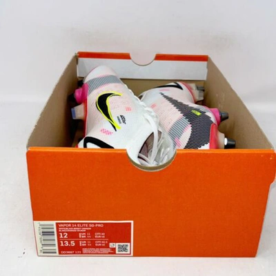 Pre-owned Nike Mercurial Vapor 14 Elite Sg-pro Rawdacious Soccer Cleats Size 12 Dd3687-122 In White