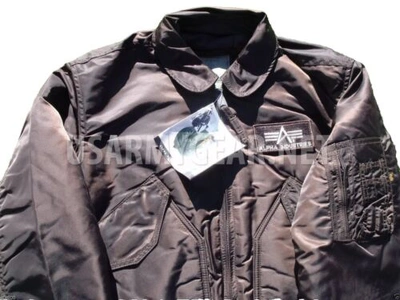 Pre-owned Alpha Made In Usa Cwu  Industries Us Army Pilot Flight Military Bomber Af Jacket In Dark Brown / Chocolate