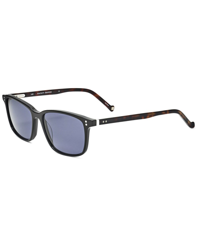 Shop Hackett Bespoke Men's Heb248 51mm Sunglasses In Black