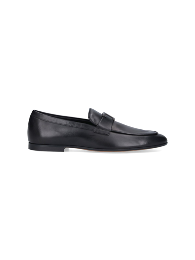 Shop Tod's 't-timeless' Loafers In Black  