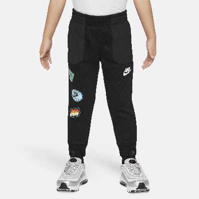 Shop Nike Sportswear Toddler Fleece Jogger Pants In Black