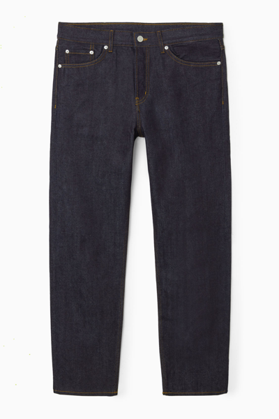 Shop Cos Signature Raw Selvedge Jeans - Straight In Blue