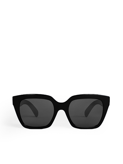 Shop Celine Sunglasses  Monochroms 03 In Black