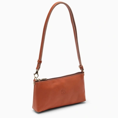 Shop Il Bisonte Lucia Caramel Coloured Leather Shoulder Bag In Brown