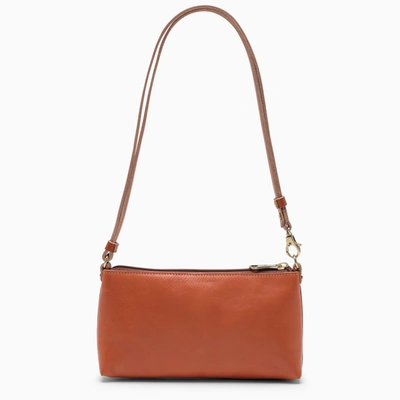 Shop Il Bisonte Lucia Caramel Coloured Leather Shoulder Bag In Brown