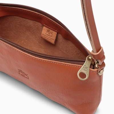 Shop Il Bisonte Lucia Caramel Coloured Leather Shoulder Bag In Brown