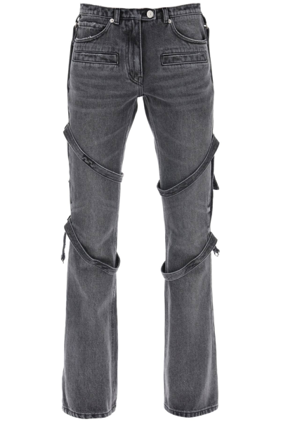 Shop Courrèges Bootcut Jeans With Straps