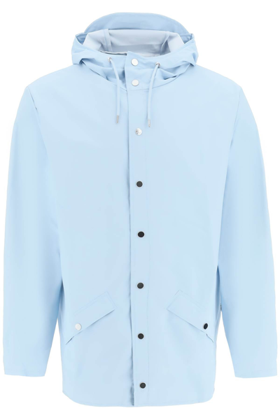 Shop Rains 'jacket' Short Rain Jacket In Light Blue