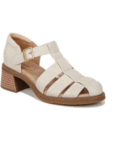 Shop Dr. Scholl's Women's Rate Up Day Fishermans In Off White Faux Leather