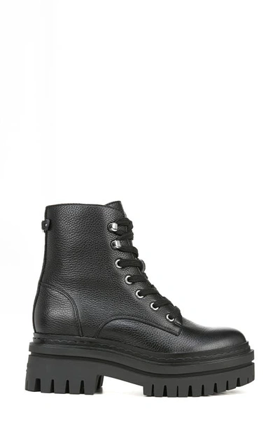 Sam Edelman Kyler Platform Combat Boot In Black