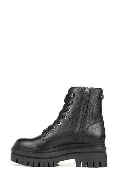 Sam Edelman Kyler Platform Combat Boot In Black