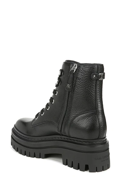 Sam Edelman Kyler Platform Combat Boot In Black