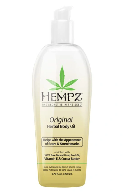 Shop Hempz Original Herbal Body Oil In Floral Banana