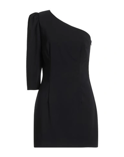 Shop Dsquared2 Woman Mini Dress Black Size 4 Polyester, Elastane