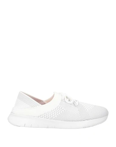 Shop Fitflop Woman Sneakers White Size 6 Polyester, Nylon