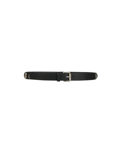 Shop Nude Woman Belt Black Size 32 Soft Leather