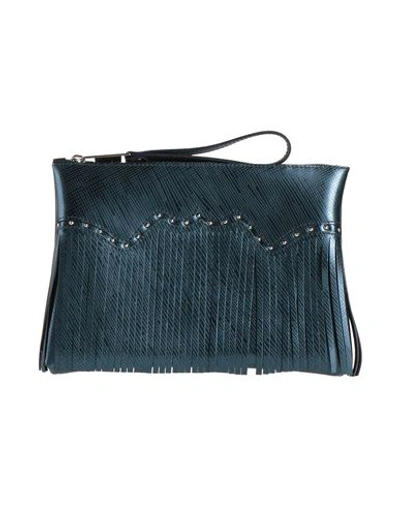 Shop Gum Design Woman Handbag Navy Blue Size - Rubber