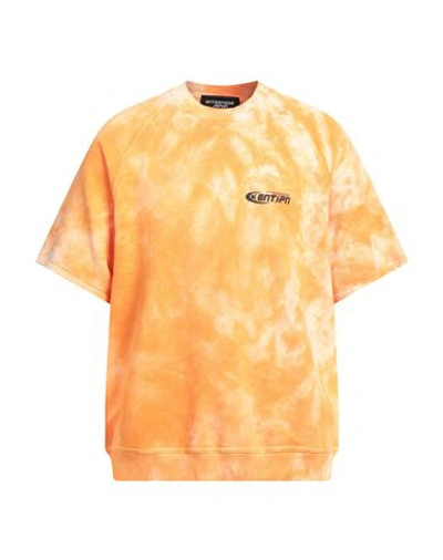 Enterprise Japan Man Sweatshirt Orange Size L Cotton In Orange