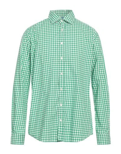 Shop Altea Man Shirt Green Size 17 Cotton