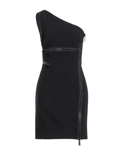 Shop Dsquared2 Woman Mini Dress Black Size 4 Polyester, Polyurethane