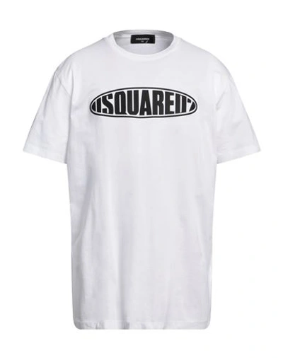 Dsquared2 Logo-print Short-sleeve T-shirt In White