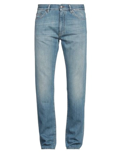 Shop Zegna Man Jeans Blue Size 32 Cotton