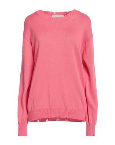 Shop Amaranto Woman Sweater Pink Size Xxl Cotton