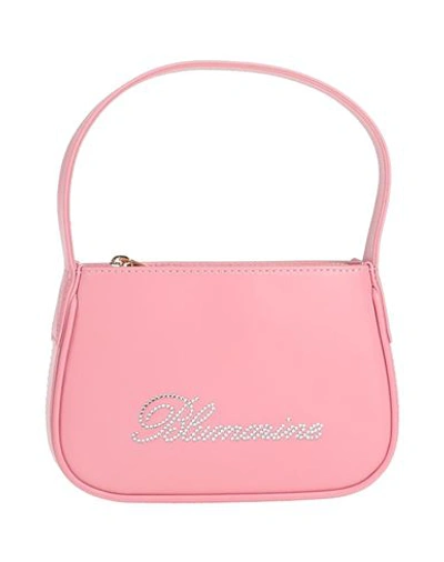 Shop Blumarine Woman Handbag Pink Size - Calfskin