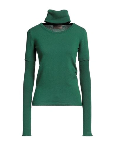 Shop Le Twins Woman Sweater Green Size S Wool, Cashmere