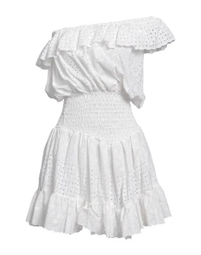 Shop Cc By Camilla Cappelli Woman Mini Dress Off White Size 8 Cotton