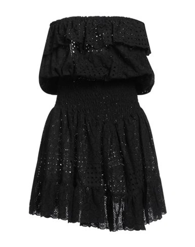 Shop Cc By Camilla Cappelli Woman Mini Dress Black Size 8 Cotton