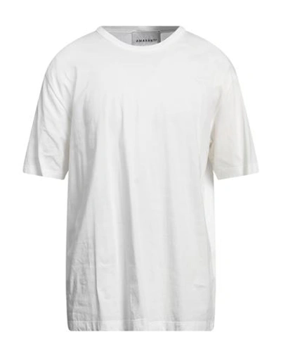 Shop Amaranto Man T-shirt White Size Xxl Cotton