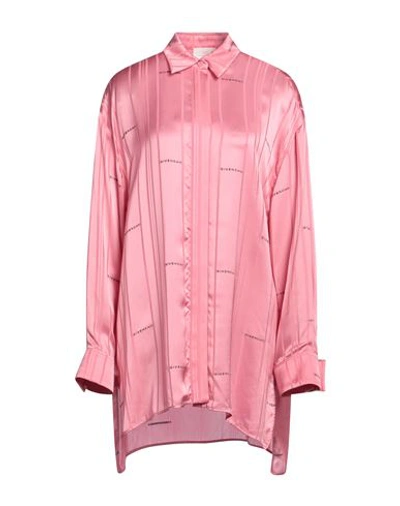 Givenchy Woman Shirt Pink Size 4 Viscose, Polyester In Pink