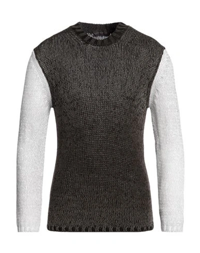 Shop Fabrizio Del Carlo Man Sweater Dark Green Size Xl Cotton