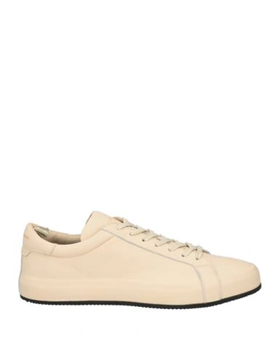 Shop Officine Creative Italia Man Sneakers Cream Size 9 Calfskin In White