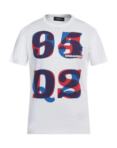 Dsquared2 Graphic-print Logo T-shirt In White