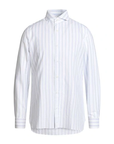 Shop Luigi Borrelli Napoli Man Shirt White Size 15 ¾ Cotton
