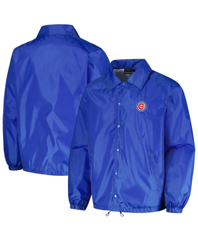 Dunbrooke Men's  Royal Chicago Cubs Coach's Raglan Full-snap Windbreaker Jacket In Royal